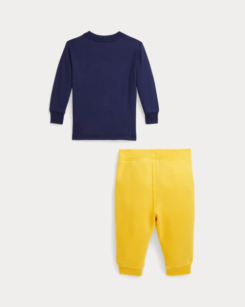 lauren ralph lauren Camiseta Polo Bear y pantalón de felpa para bebé niño | Ralph Lauren® ES Envío internacional gratuito