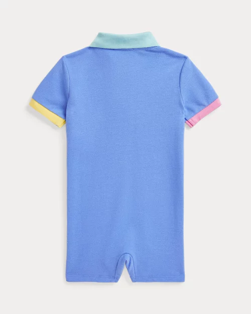 lauren ralph lauren Peto corto polo de piqué con Big Pony para bebé niño | Ralph Lauren® ES Libre de impuestos