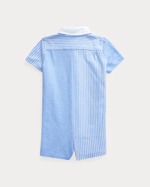 lauren ralph lauren Pelele corto de oxford de algodón para bebé niño | Ralph Lauren® ES Descuento por venta flash