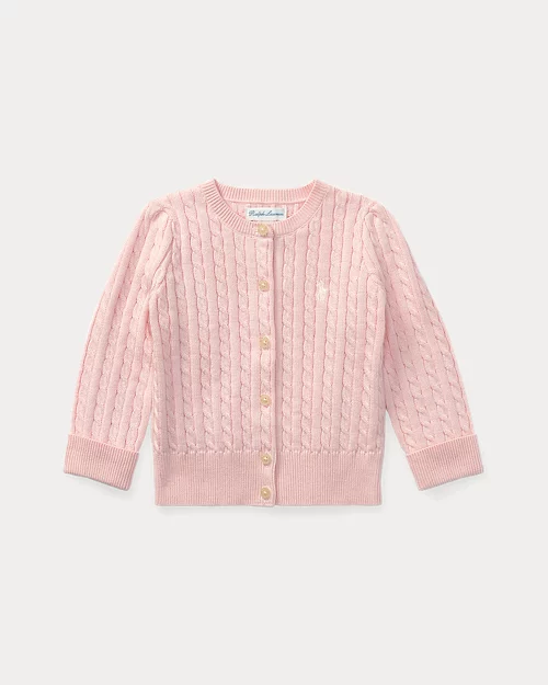 lauren ralph lauren Cárdigan de algodón en punto de ochos para bebé niña | Ralph Lauren® ES