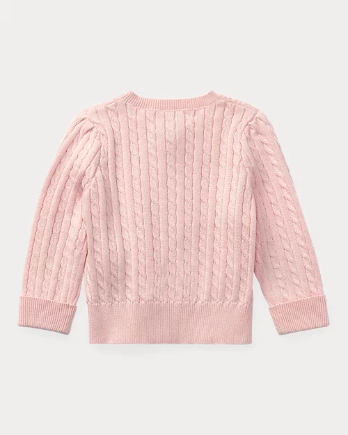 lauren ralph lauren Cárdigan de algodón en punto de ochos para bebé niña | Ralph Lauren® ES Outlet