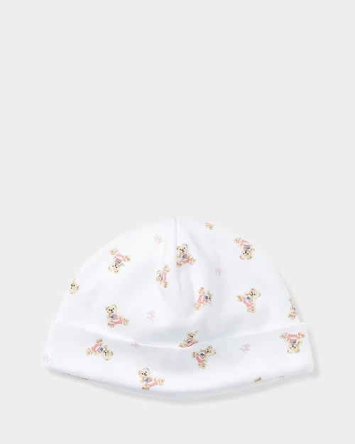 lauren ralph lauren Gorro de algodón con Osito Polo para Baby | Ralph Lauren® ES Gran oferta