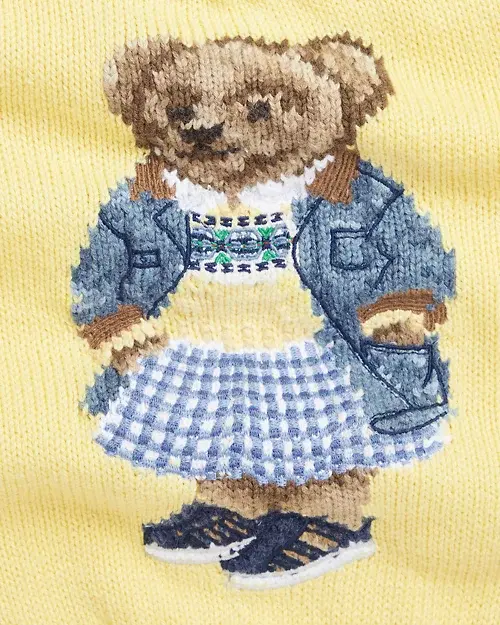 lauren ralph lauren Jersey con cuello redondo y Polo Bear para bebé niña | Ralph Lauren® ES Tienda