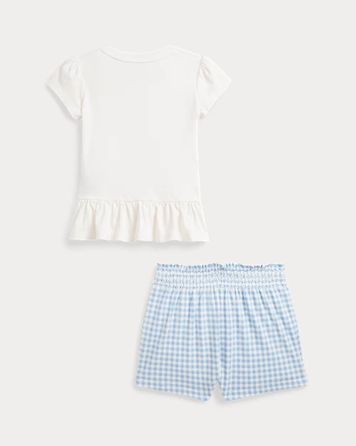 lauren ralph lauren Pololo y camiseta de algodón para bebé niña | Ralph Lauren® ES Liquidación