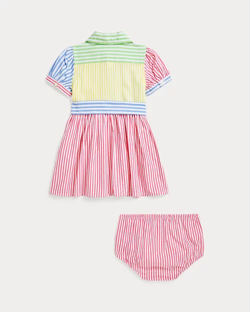 lauren ralph lauren Vestido camisero Fun de algodón y pololo para bebé niña | Ralph Lauren® ES Rebajas online