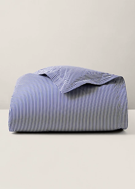 lauren ralph lauren Colección de ropa de cama de algodón orgánico con rayas de camisa | Ralph Lauren® ES Oferta especial de fábrica