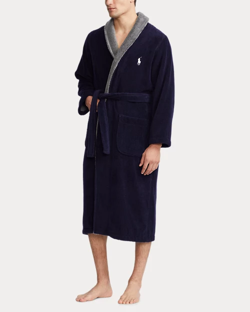 lauren ralph lauren Bata de felpa de algodón para hombre | Ralph Lauren® ES Oferta especial