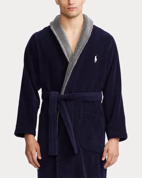 lauren ralph lauren Bata de felpa de algodón para hombre | Ralph Lauren® ES Oferta especial