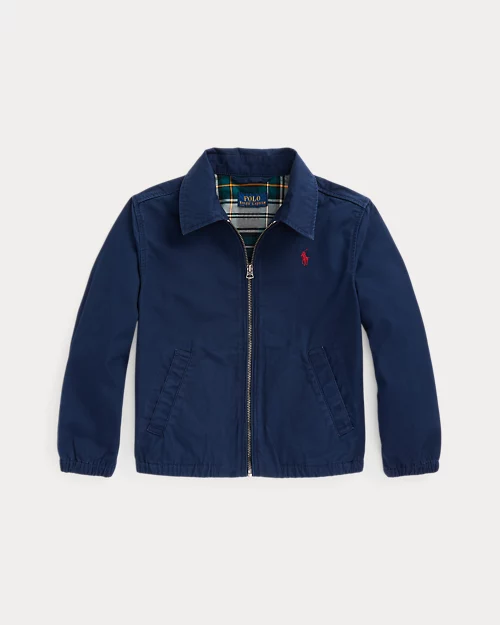 lauren ralph lauren Chaqueta Bayport de popelina de algodón para niño | Ralph Lauren® ES ÚLTIMAS EDICIONES