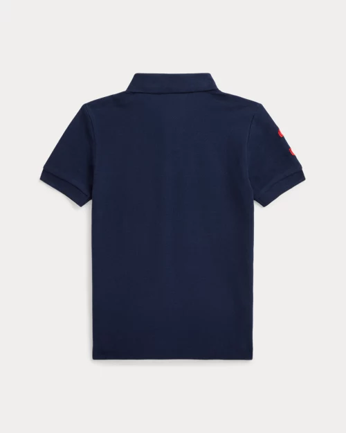 lauren ralph lauren Polo de piqué de algodón con Big Pony para niño | Ralph Lauren® ES Último día