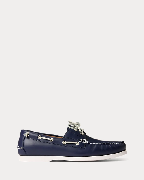lauren ralph lauren Náuticos Merton de piel para hombre | Ralph Lauren® ES