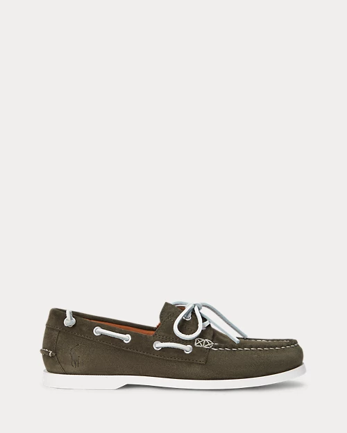 lauren ralph lauren Náutico Merton de ante para hombre | Ralph Lauren® ES