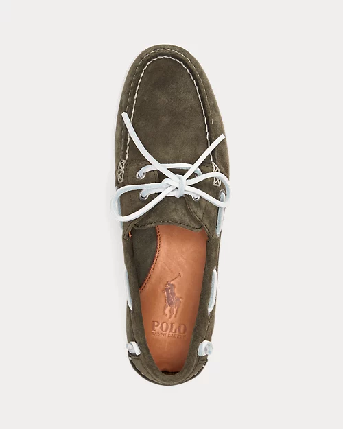 lauren ralph lauren Náutico Merton de ante para hombre | Ralph Lauren® ES Rebajas online