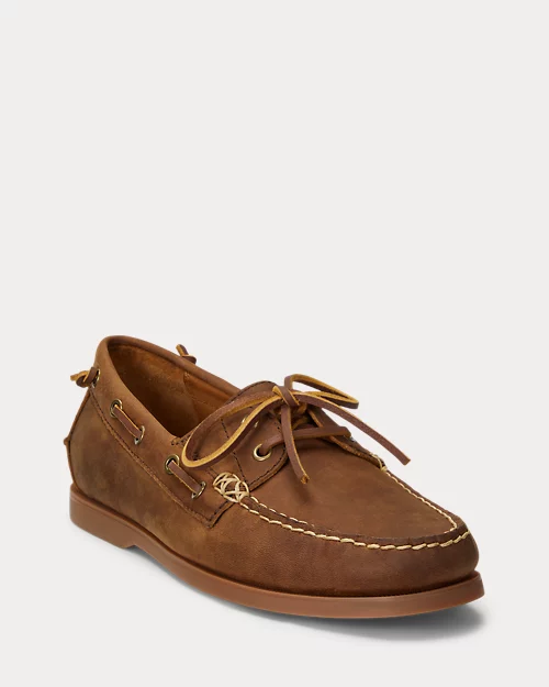 lauren ralph lauren Náuticos Merton de piel para hombre | Ralph Lauren® ES Rebajas top