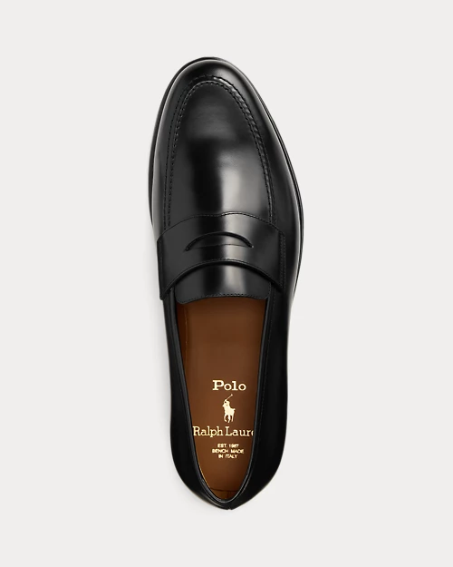 lauren ralph lauren Mocasín penny Maestra de piel de becerro para hombre | Ralph Lauren® ES Envío gratis