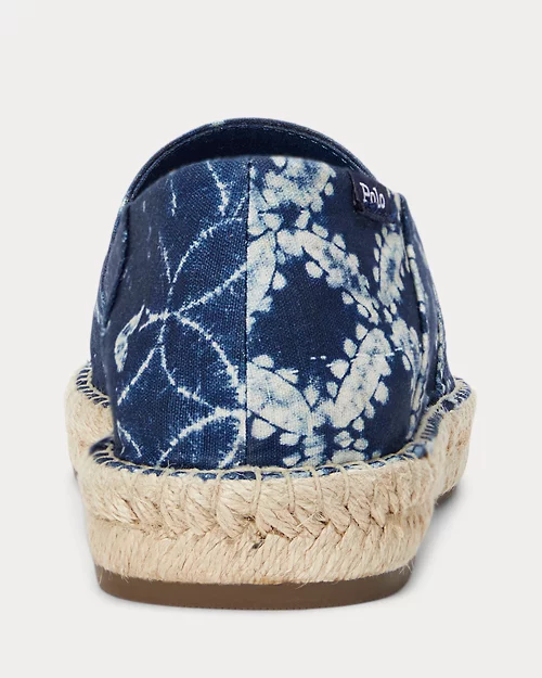 lauren ralph lauren Alpargata Cevio de loneta estampada para hombre | Ralph Lauren® ES ÚLTIMAS EDICIONES