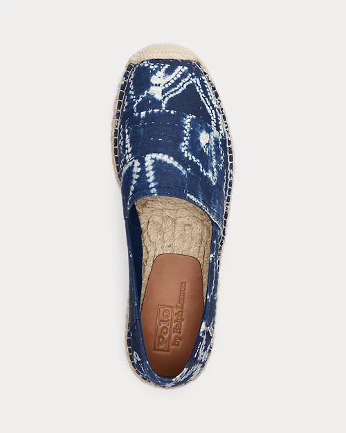lauren ralph lauren Alpargata Cevio de loneta estampada para hombre | Ralph Lauren® ES ÚLTIMAS EDICIONES