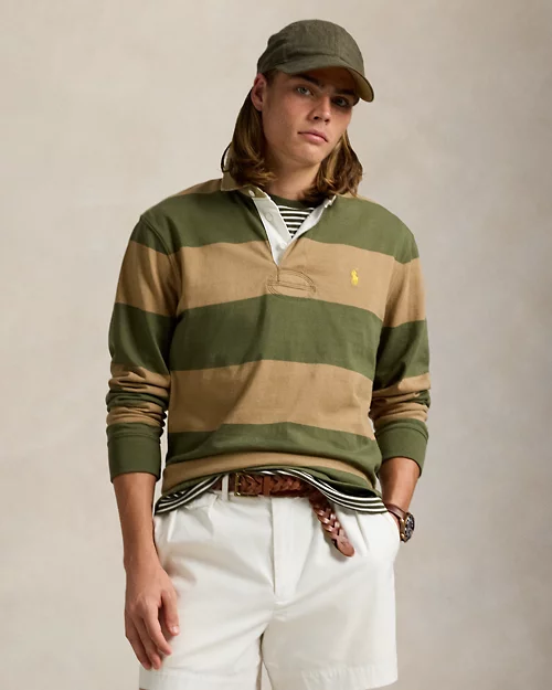 lauren ralph lauren Camiseta de rugby Classic Fit para hombre | Ralph Lauren® ES