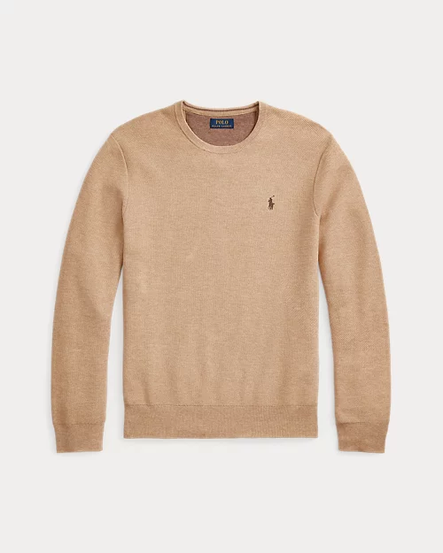 lauren ralph lauren Jersey de punto de piqué de algodón para hombre | Ralph Lauren® ES Tienda de fábrica