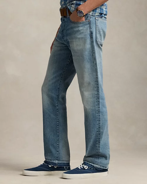lauren ralph lauren Jeans desgastados Heritage Straight para hombre | Ralph Lauren® ES Limitado a 3 días