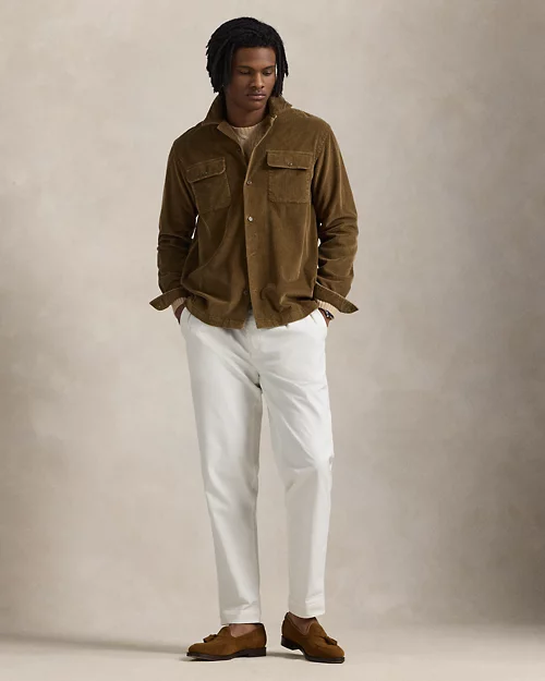 lauren ralph lauren Camisa de pana Classic Fit para hombre | Ralph Lauren® ES Libre de impuestos
