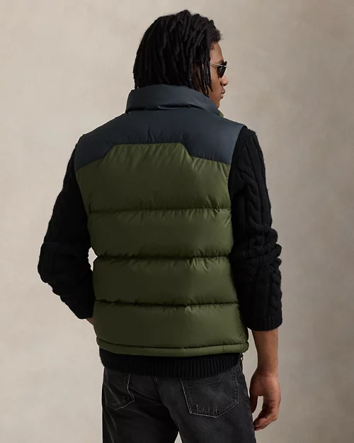 lauren ralph lauren Chaleco Gorham con bloques de color para hombre | Ralph Lauren® ES Oferta exclusiva