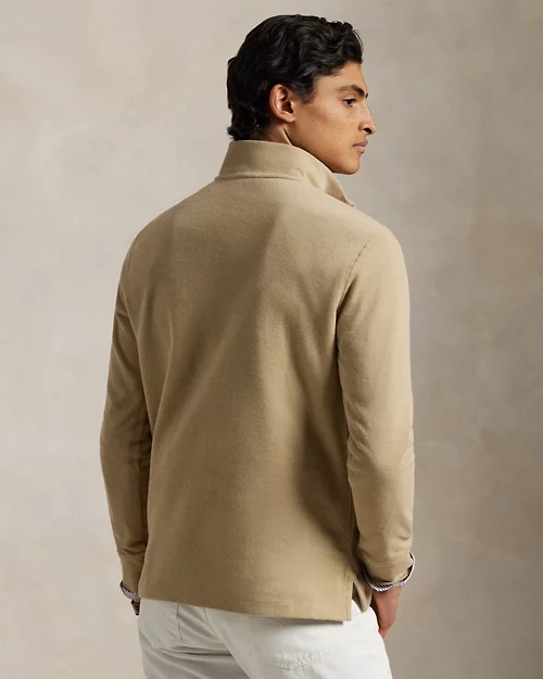 lauren ralph lauren Jersey Estate-Rib con cremallera corta para hombre | Ralph Lauren® ES Ofertas especiales