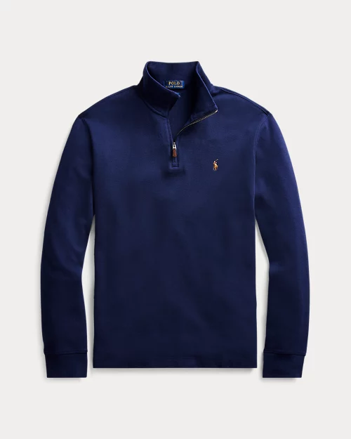 lauren ralph lauren Jersey Estate-Rib con cremallera corta para hombre | Ralph Lauren® ES Devoluciones gratuitas