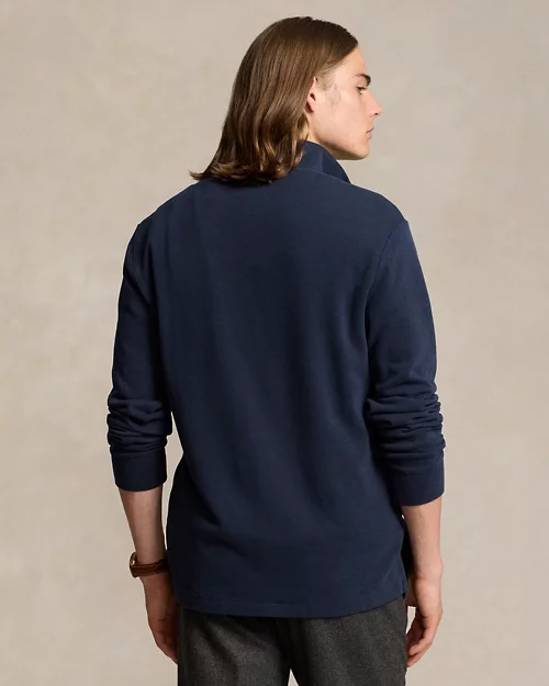 lauren ralph lauren Jersey Estate-Rib con cremallera corta para hombre | Ralph Lauren® ES Devoluciones gratuitas