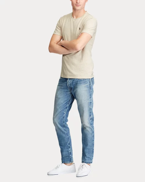 lauren ralph lauren Camiseta de punto Custom Slim Fit para hombre | Ralph Lauren® ES En línea