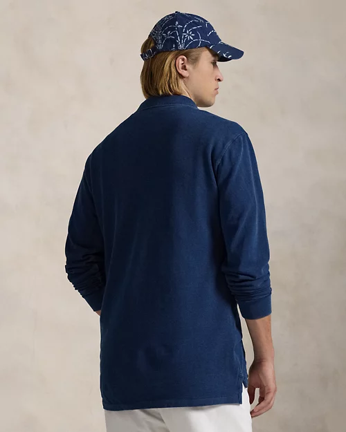 lauren ralph lauren Polo de piqué índigo para hombre | Ralph Lauren® ES Ofertas