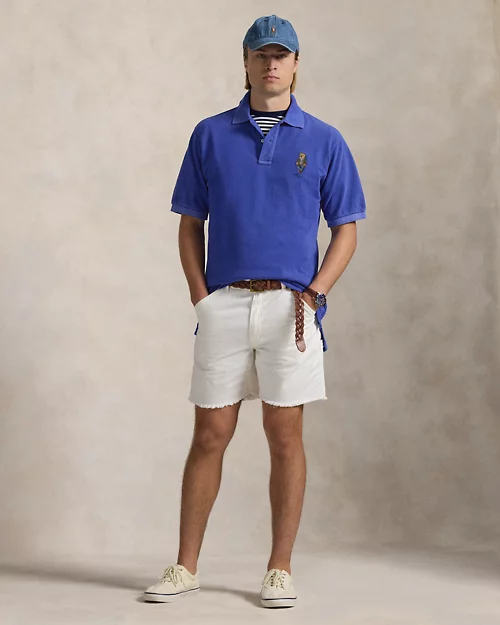 lauren ralph lauren Polo de piqué teñido en prenda para hombre | Ralph Lauren® ES Venta caliente