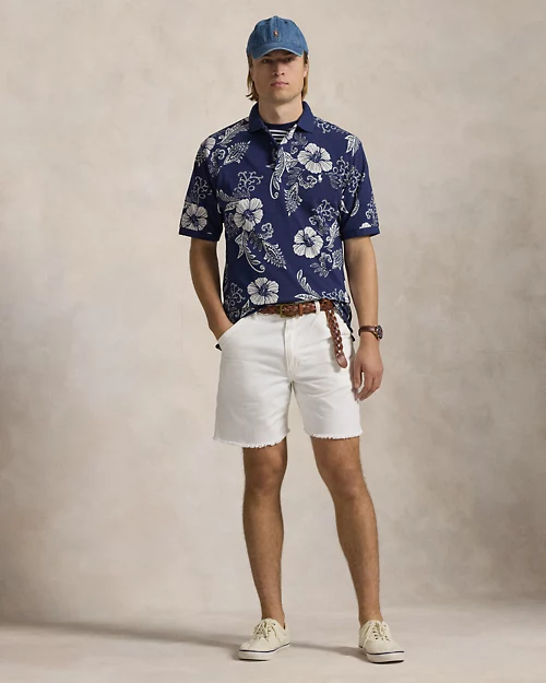 lauren ralph lauren Polo de piqué con estampado de hibisco para hombre | Ralph Lauren® ES En oferta