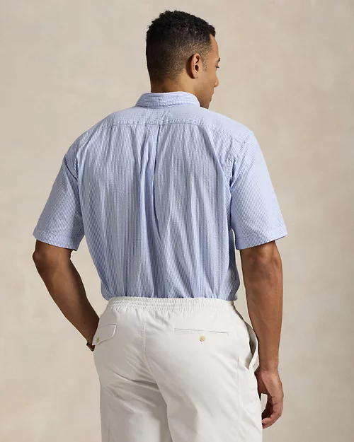 lauren ralph lauren Camisa de sirsaca con rayas para hombre | Ralph Lauren® ES Rebajas baratas