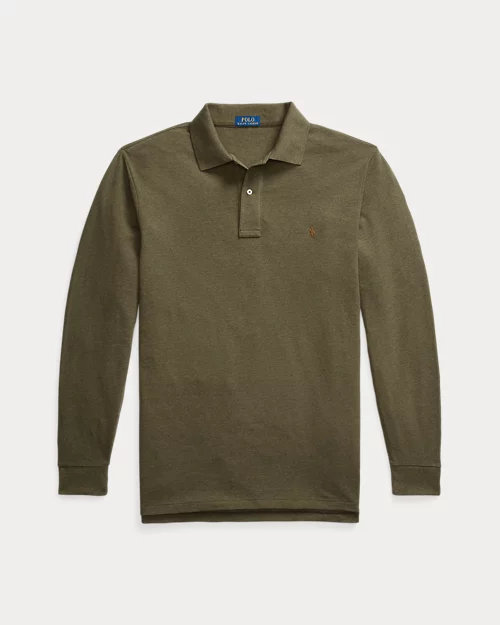 lauren ralph lauren Polo de piqué de manga larga para hombre | Ralph Lauren® ES Rebajas online