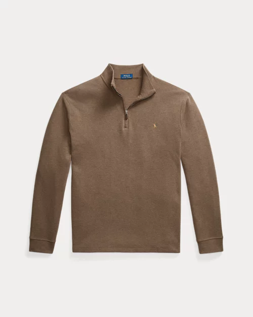 lauren ralph lauren Jersey Estate-Rib con cremallera corta para hombre | Ralph Lauren® ES Últimos 3 días