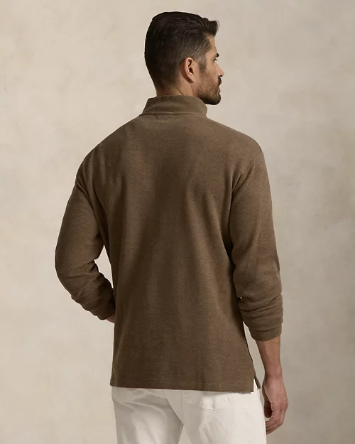 lauren ralph lauren Jersey Estate-Rib con cremallera corta para hombre | Ralph Lauren® ES Últimos 3 días