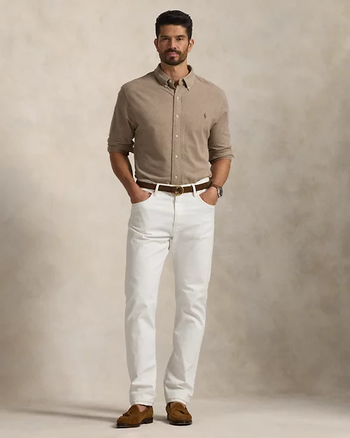 lauren ralph lauren Camisa de piqué ultraligera para hombre | Ralph Lauren® ES COMPRAR AHORA