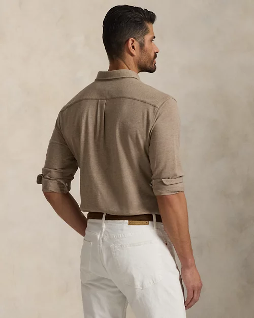 lauren ralph lauren Camisa de piqué ultraligera para hombre | Ralph Lauren® ES COMPRAR AHORA