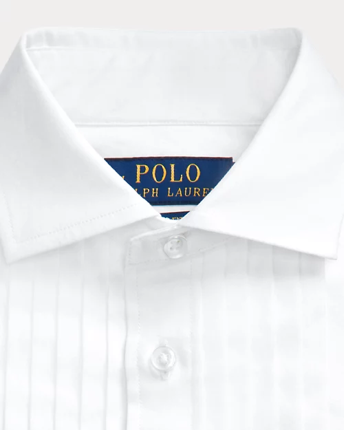 lauren ralph lauren Camisa de esmoquin de algodón Slim Fit para niño | Ralph Lauren® ES Solo hoy