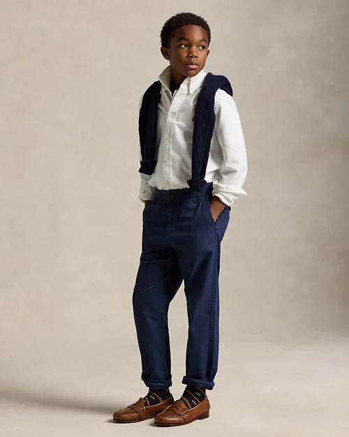 lauren ralph lauren Pantalón chino prepster elástico de Polo para niño | Ralph Lauren® ES