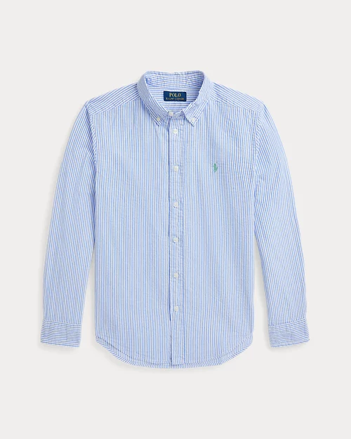 lauren ralph lauren Camisa de sirsaca de algodón con rayas para niño | Ralph Lauren® ES Limitado a 3 días
