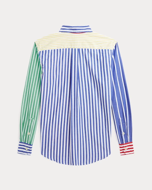 lauren ralph lauren Camisa de popelina de algodón con rayas para niño | Ralph Lauren® ES En oferta