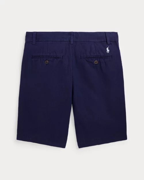 lauren ralph lauren Pantalón corto recto de lino y algodón para niño | Ralph Lauren® ES Libre de impuestos