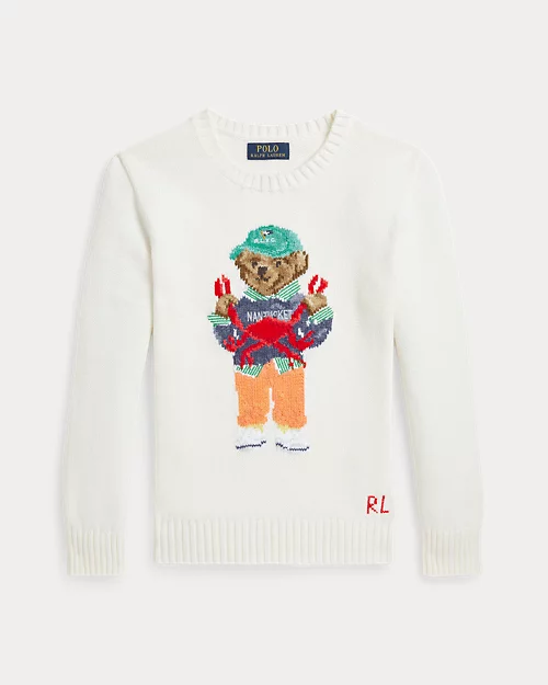 lauren ralph lauren Jersey de algodón con Polo Bear para niño | Ralph Lauren® ES Descuento por venta flash