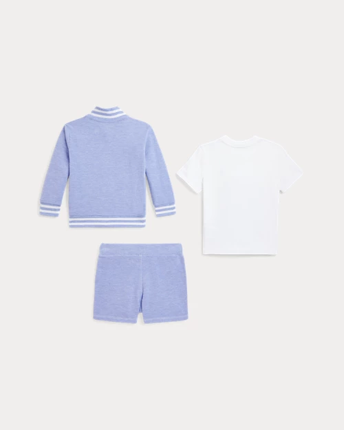 lauren ralph lauren Camiseta chaqueta y pantalón corto para bebé niño | Ralph Lauren® ES Outlet