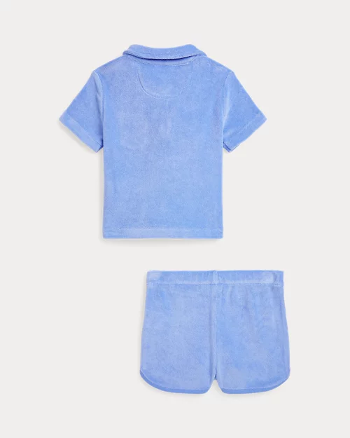 lauren ralph lauren Polo y pantalón corto de rizo para bebé niño | Ralph Lauren® ES Rebajas