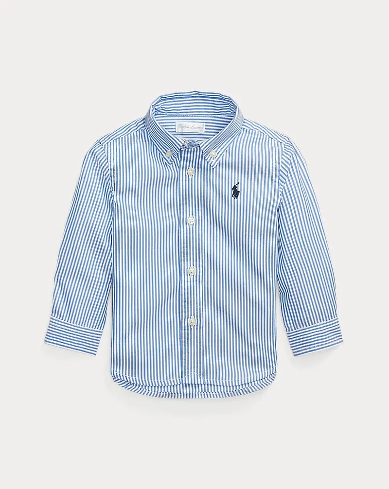 lauren ralph lauren Camisa oxford de algodón con rayas para bebé niño | Ralph Lauren® ES Ofertas