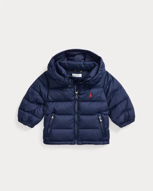 lauren ralph lauren Chaqueta de plumón y ripstop con capucha para bebé niño | Ralph Lauren® ES Liquidación