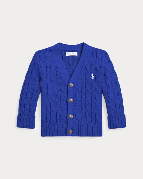 lauren ralph lauren Cárdigan de algodón en punto de ochos para bebé niño | Ralph Lauren® ES Envío gratis